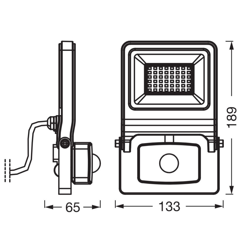 Osram - Proyector LED con sensor ENDURA LED/30W/230V IP44