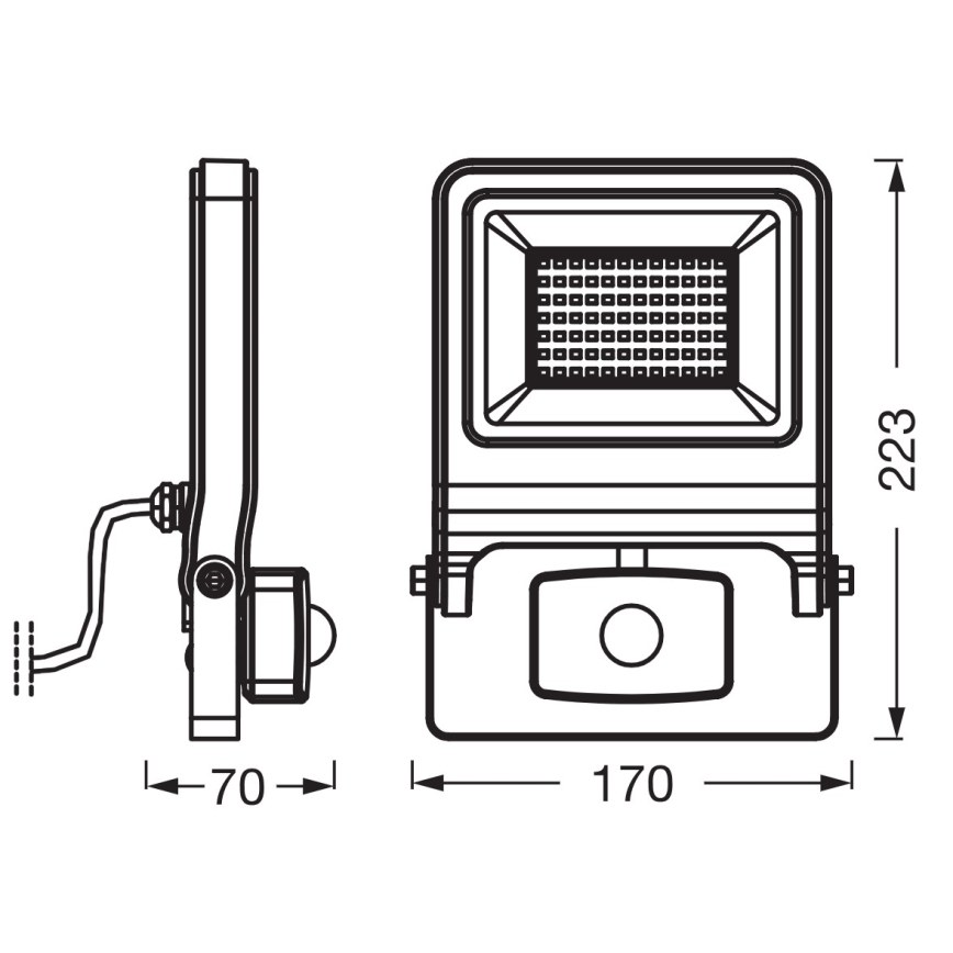 Osram - Proyector LED con sensor ENDURA LED/50W/230V 3000K IP44