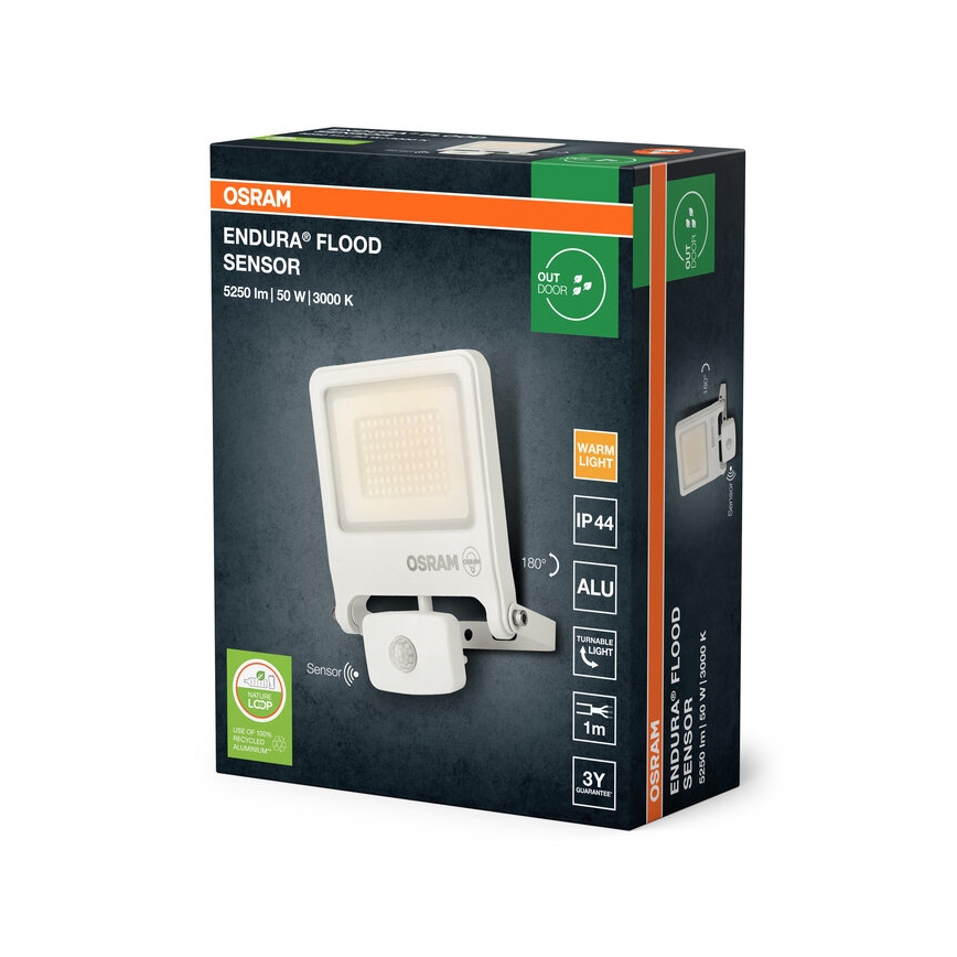 Osram - Proyector LED con sensor ENDURA LED/50W/230V 3000K IP44