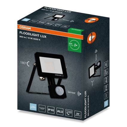 Osram - Proyector LED con sensor FLOODLIGHT LED/10W/230V 6500K IP65