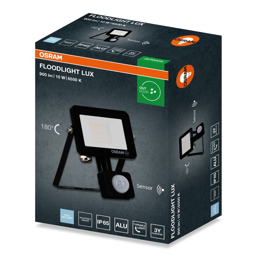 Osram - Proyector LED con sensor FLOODLIGHT LED/10W/230V 6500K IP65