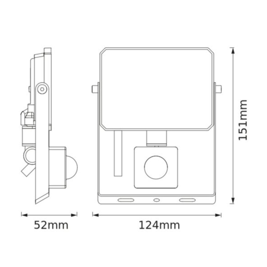 Osram - Proyector LED con sensor FLOODLIGHT LED/20W/230V 3000K IP65