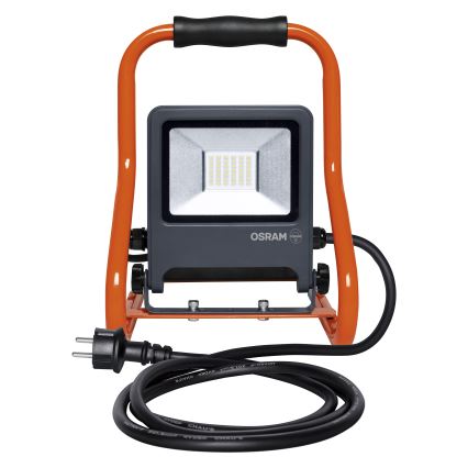 Osram - Proyector LED con soporte R-STAND LED/30W/230V 4000K P44 naranja