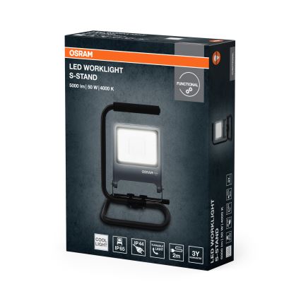 Osram - Proyector LED con soporte S-STAND LED/50W/230V 4000K IP65 antracita
