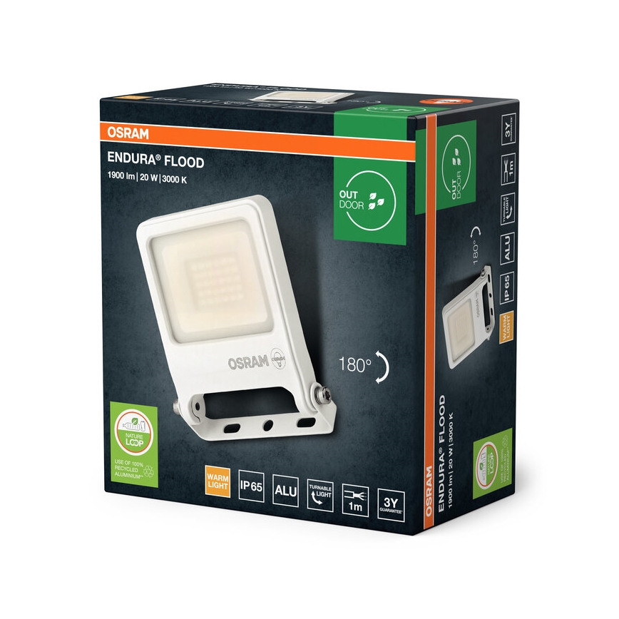 Osram - Proyector LED ENDURA LED/20W/230V 3000K IP65