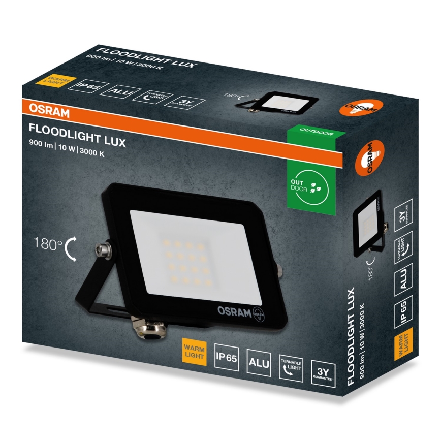 Osram - Proyector LED FLOODLIGHT/10W/230V 3000K IP65