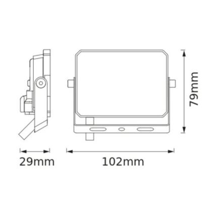 Osram - Proyector LED FLOODLIGHT/10W/230V 3000K IP65