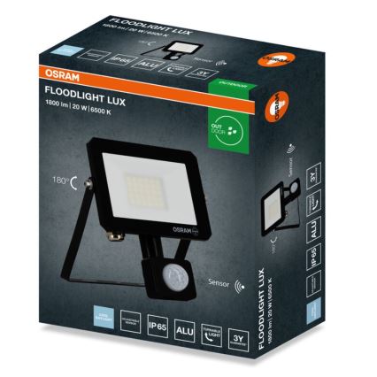 Osram - Reflector LED con sensor FLOODLIGHT LED/20W/230V 6500K IP65