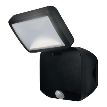 Osram - Reflector LED de pared para exterior con sensor BATTERY LED/4W/4xD IP54