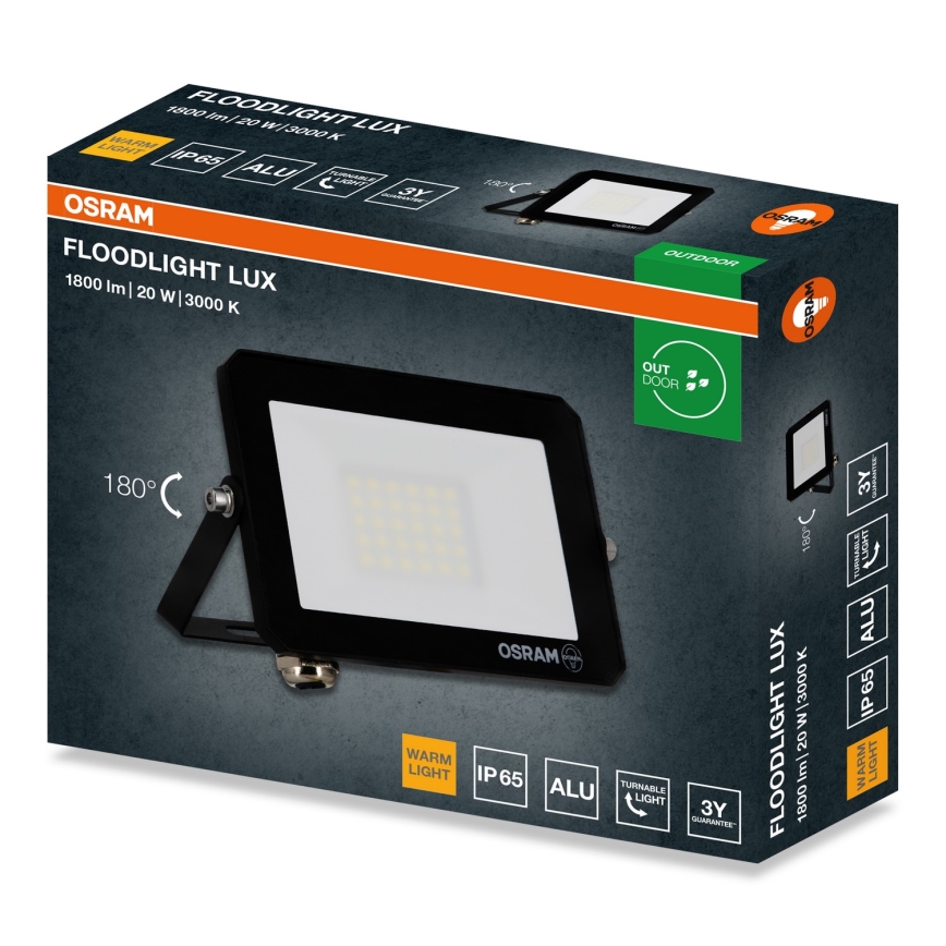 Osram - Reflector LED FLOODLIGHT 20W/230V 3000K IP65