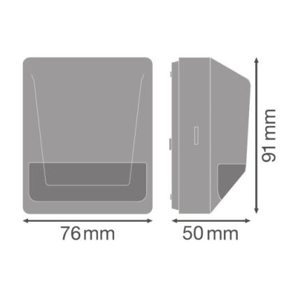 Osram - Sensor de movimiento por infrarrojos para exterior 230V IP55 antracita