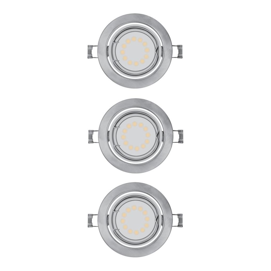 Osram - Set de 3x Lámparas LED empotrables 3xGU10/3W/230V