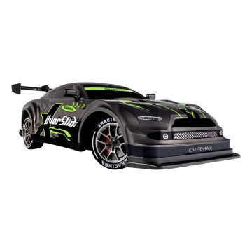 Overmax - Coche RC de drift con mando a distancia X-OVERSLIDE 1000 mAh negro/verde/azul/rojo