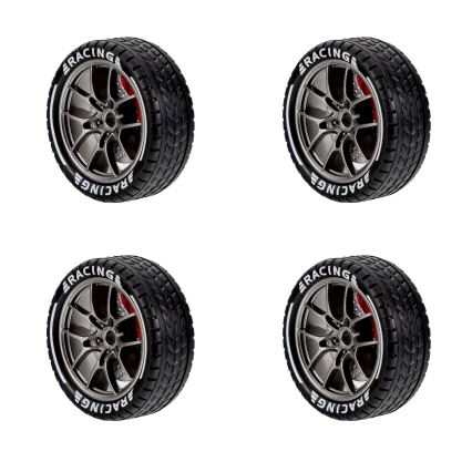 Overmax - Coche RC de drift con mando a distancia X-OVERSLIDE 1000 mAh negro/verde/azul/rojo