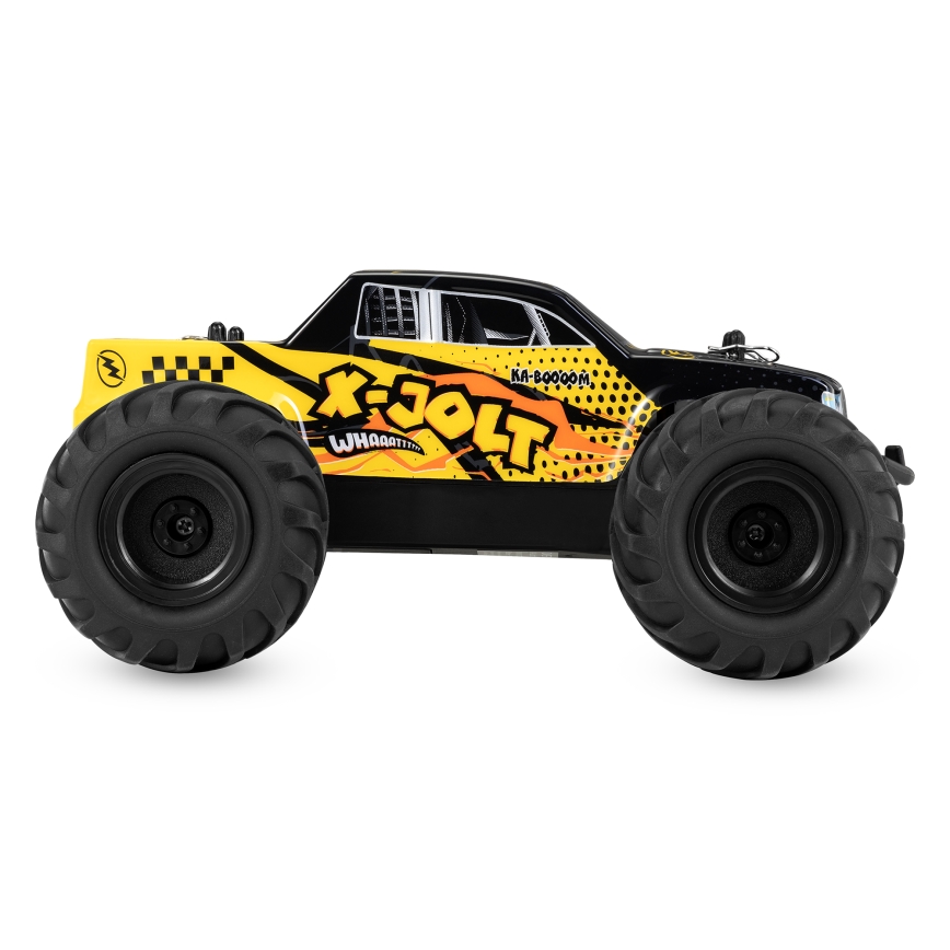 Overmax - Coche RC teledirigido X-JOLT 1000 mAh negro/amarillo