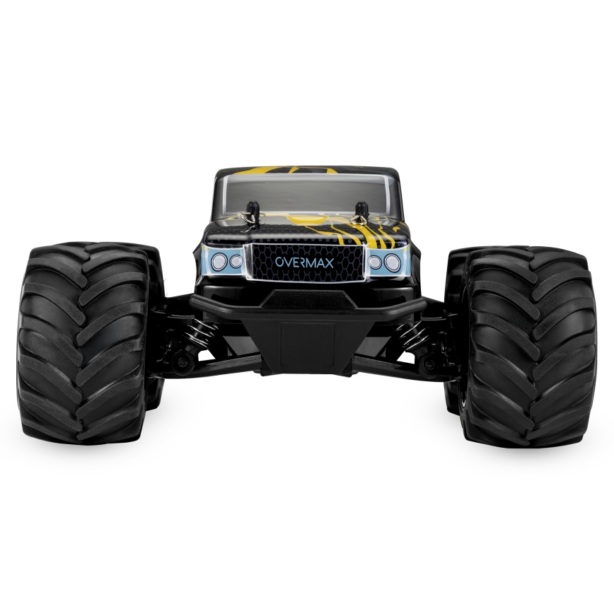 Overmax - Coche RC teledirigido X-JOLT 1000 mAh negro/amarillo