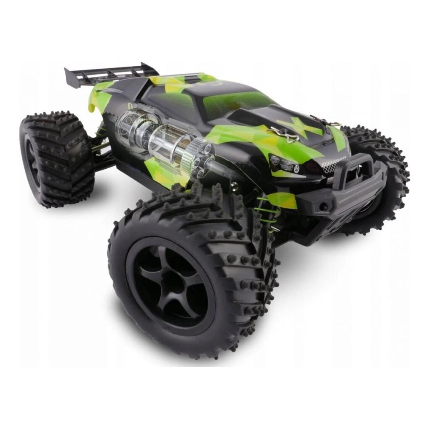 Overmax - Coche teledirigido X-MONSTER 3.0 1700 mAh Negro/Verde