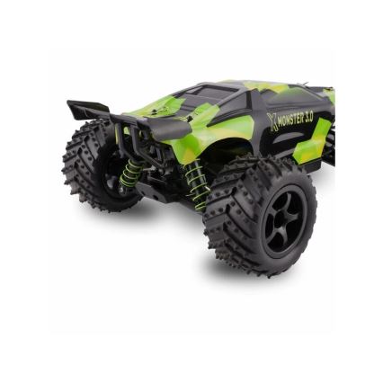 Overmax - Coche teledirigido X-MONSTER 3.0 1700 mAh Negro/Verde