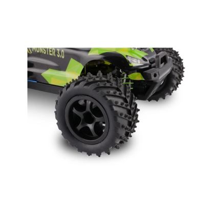Overmax - Coche teledirigido X-MONSTER 3.0 1700 mAh Negro/Verde