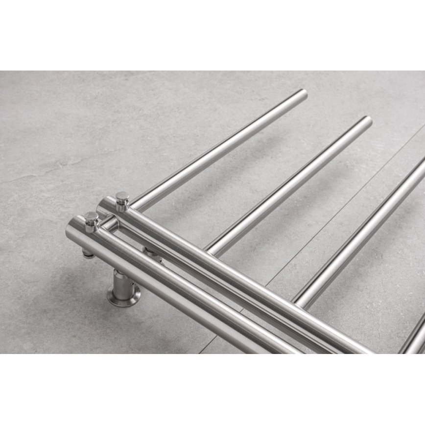 P.M.H. AP2C - Radiador toallero en escalera para baño APOLLO 219W 150 cm derecho/cromo brillante