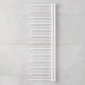 P.M.H. AP2W-L - Radiador toallero tipo escalera para baño APOLLO 346 W 150 cm, derecha/blanco