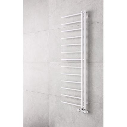 P.M.H. AP2W-L - Radiador toallero tipo escalera para baño APOLLO 346 W 150 cm, derecha/blanco
