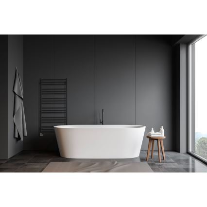 P.M.H. AV4B - Radiador toallero de baño AVENTO 567W 121 cm negro