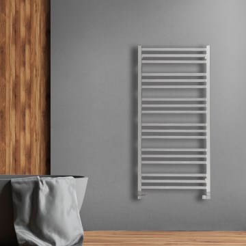 P.M.H. AV4C - Radiador toallero para baño AVENTO 360 W 121 cm cromo brillante