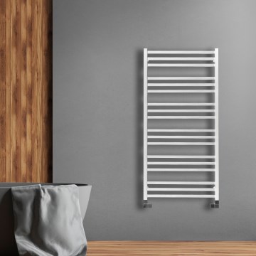 P.M.H. AV4W - Radiador toallero AVENTO para baño 567W 121 cm blanco