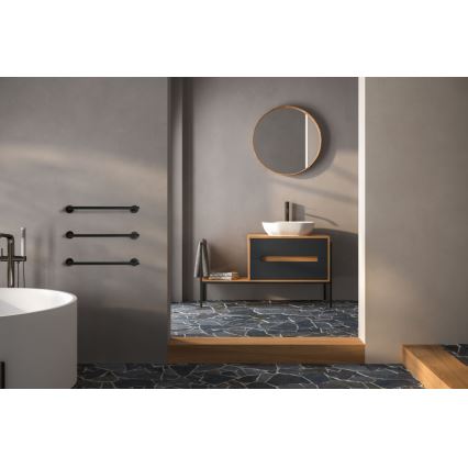 P.M.H. IN1B-R - Toallero eléctrico INGA 17W/230V 85,9 cm IP44 derecha/negro