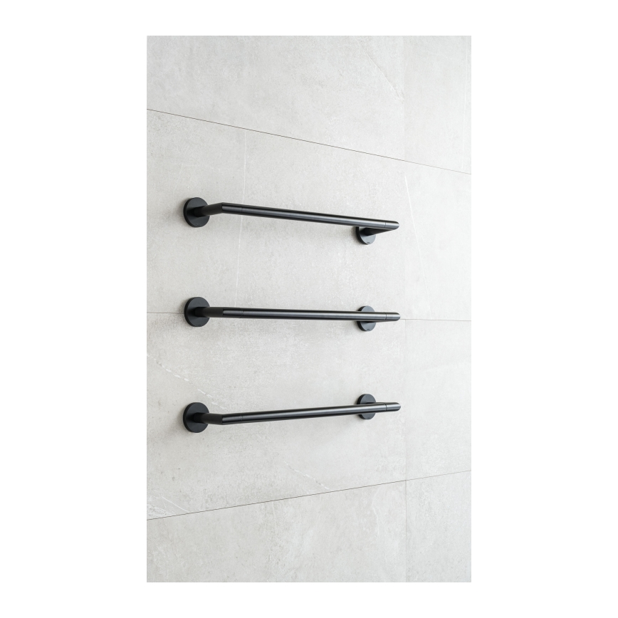 P.M.H. IN1B-R - Toallero eléctrico INGA 17W/230V 85,9 cm IP44 derecha/negro