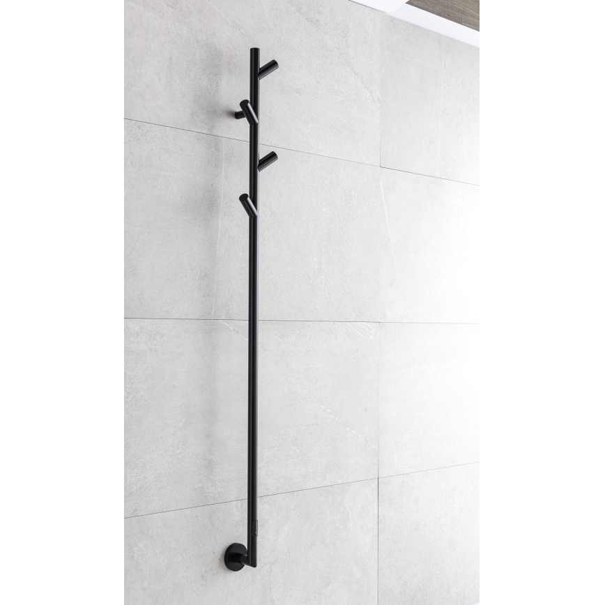 P.M.H. LS1B - Toallero eléctrico LISA 24W/230V 170 cm IP44 negro