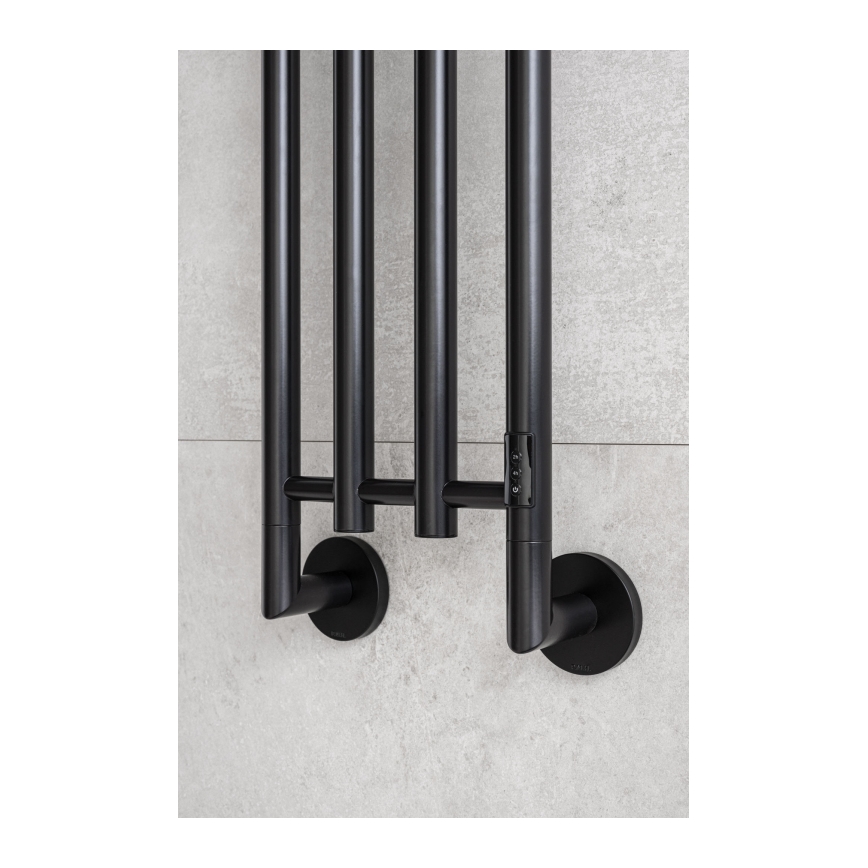 P.M.H. MO1B-R - Toallero eléctrico MONA 93W/230V 153,3 cm IP44 negro