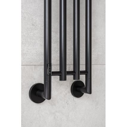 P.M.H. MO1B-RK - Toallero eléctrico para toallas MONA 93W/230V 153,3 cm IP44 negro