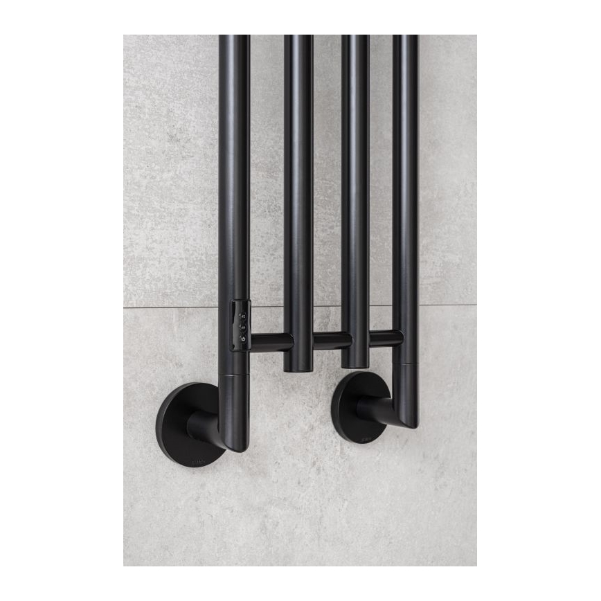 P.M.H. MO1B-RK - Toallero eléctrico para toallas MONA 93W/230V 153,3 cm IP44 negro
