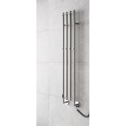 P.M.H. MO1SS-LK - Toallero eléctrico para toallas MONA 93W/230V 153,3 cm IP44 acero inoxidable pulido