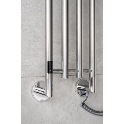 P.M.H. MO1SS-LK - Toallero eléctrico para toallas MONA 93W/230V 153,3 cm IP44 acero inoxidable pulido