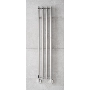 P.M.H. MO1SS-LK - Toallero eléctrico para toallas MONA 93W/230V 153,3 cm IP44 acero inoxidable pulido