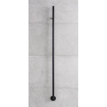 P.M.H. OL1B - Toallero eléctrico OLE 24 W/230 V, 170 cm, IP44, negro