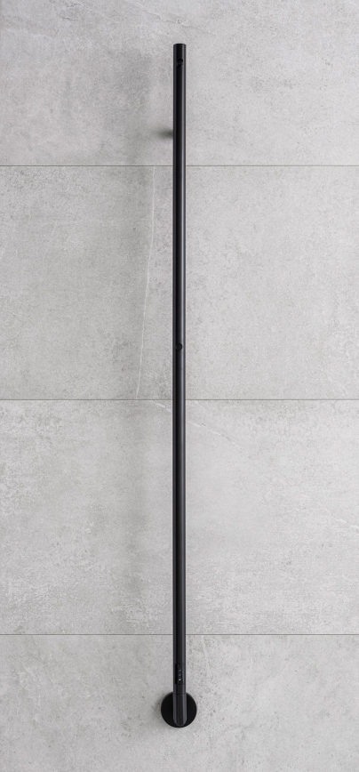 P.M.H. OL1B - Toallero eléctrico OLE 24 W/230 V, 170 cm, IP44, negro