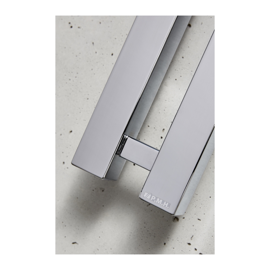 P.M.H. PX2C/4 - Radiador-toallero para baño PLUTO X 350 W 150 cm cromado brillante