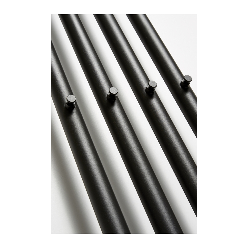 P.M.H. R2B - Radiador toallero tipo escalera ROSENDAL 350W 150 cm negro