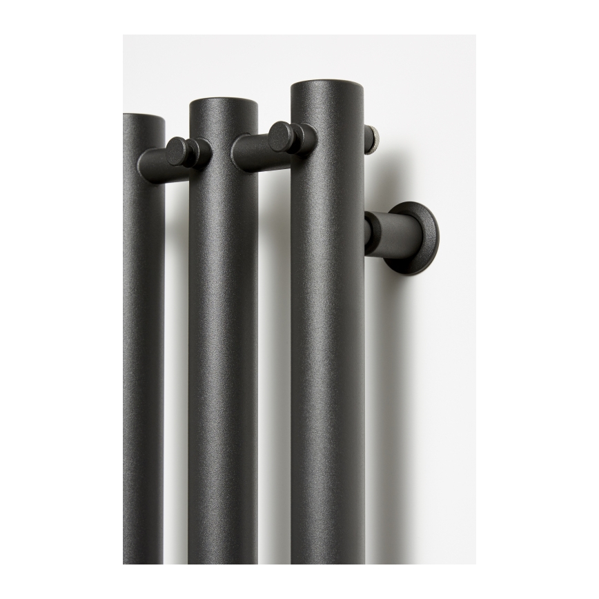 P.M.H. R2B - Radiador toallero tipo escalera ROSENDAL 350W 150 cm negro