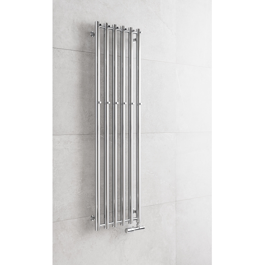 P.M.H. R2C/6 - Radiador toallero en escalera para baño ROSENDAL 525W 150 cm cromo brillante