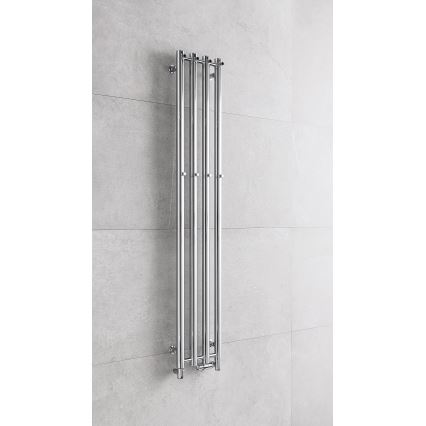 P.M.H. R2C - Radiador toallero tipo escalera para baño ROSENDAL 350W 150 cm cromo brillante