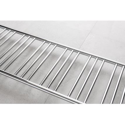 P.M.H. SN4C - Radiador toallero SORANO para baño, 470 W, 121 cm, cromo brillante