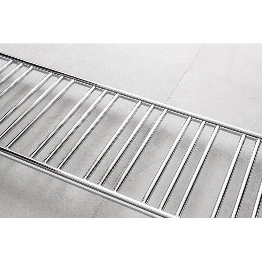 P.M.H. SN4C - Radiador toallero SORANO para baño, 470 W, 121 cm, cromo brillante