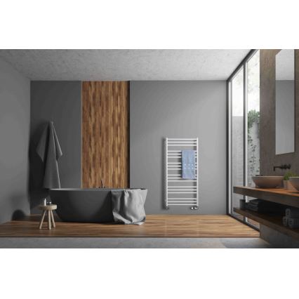 P.M.H. SN4W - Radiador toallero para baño SORANO 470 W 121 cm blanco