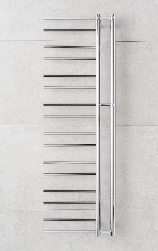 P.M.H. T2C-L - Radiador toallero tipo escalera THEIA 352W 154 cm izquierdo/cromo pulido