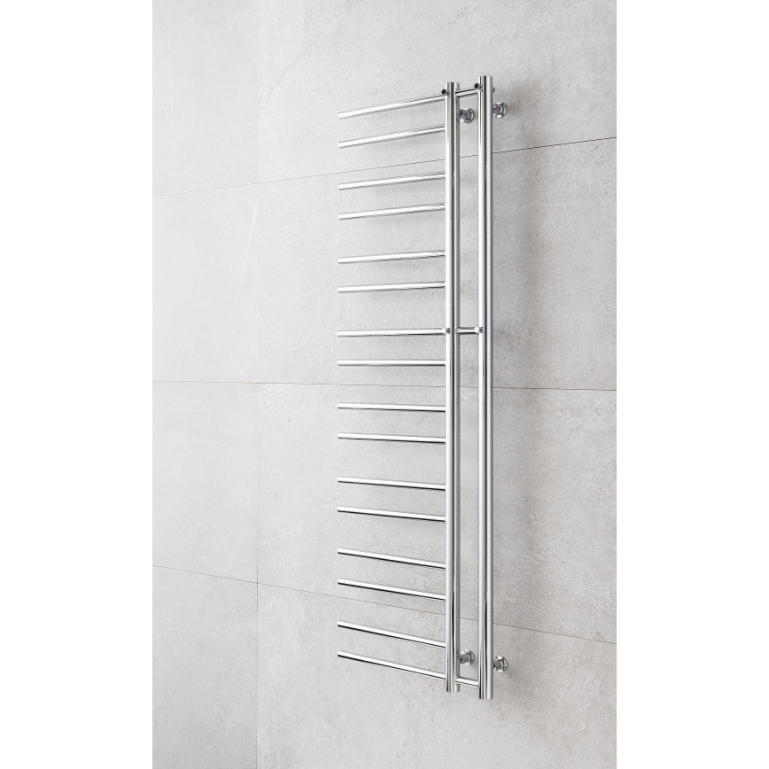 P.M.H. T2C-L - Radiador toallero tipo escalera THEIA 352W 154 cm izquierdo/cromo pulido